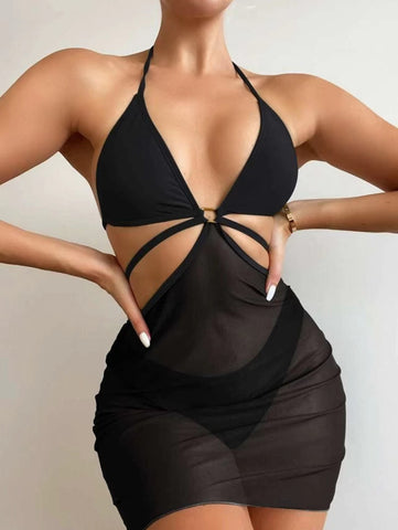3 Piece Strappy Swimsuit