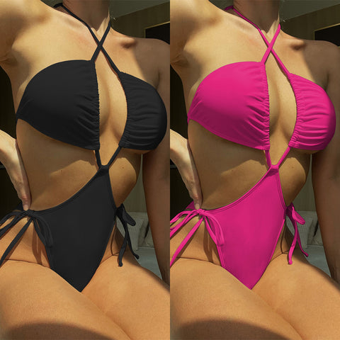 1 Piece Strappy Swimsuit