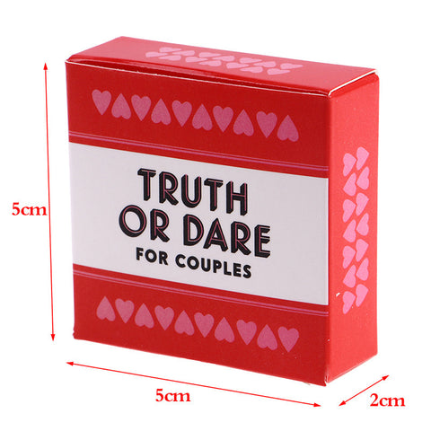 Truth Or Dare Mini Couples Card Game