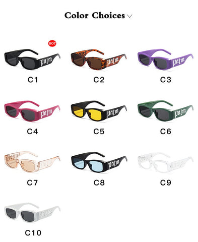 PA Rectangular Frame Sunglasses