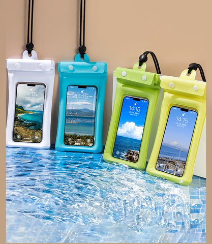 3 Layered Inflatable Waterproof Phone Pouch