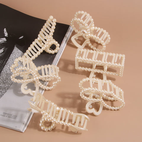 AB Pearl Hair Clamps