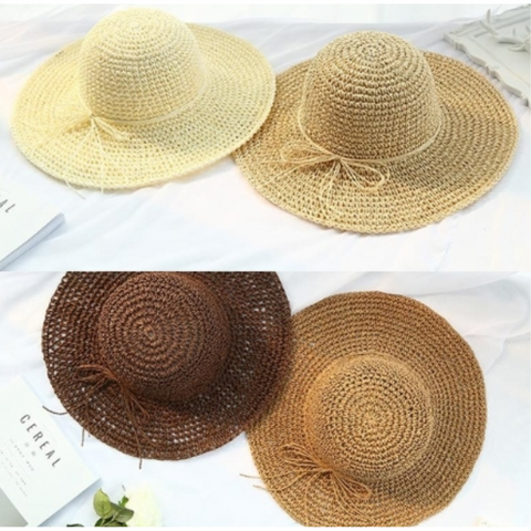 Straw Foldable Casual Hat