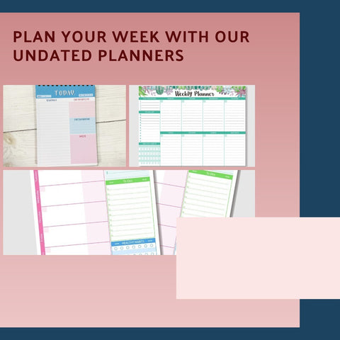 Undated Weekly Planners