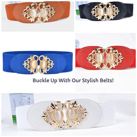 Elastic Wide Girdle Fashion Belts