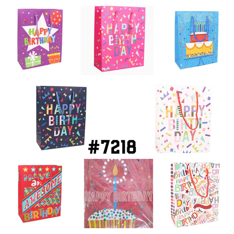 Happy Birthday Gift Bags 31x42x12