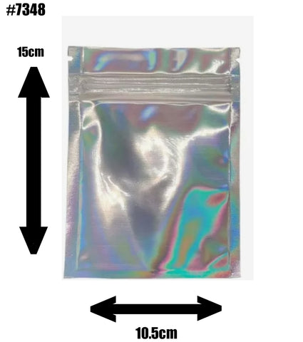 Holographic Ziplock Bags - 12pcs