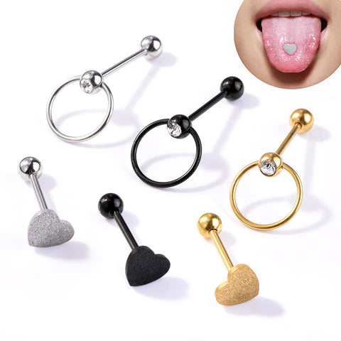 Stainless Steel Tongue Piercing