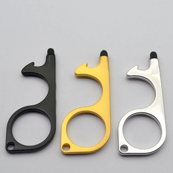 Multifunctional Hand Tool Metal Keychain