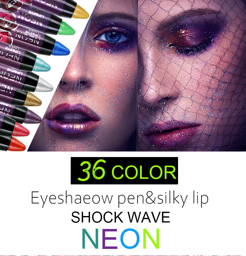 Pearlescent Eyeshadow And Silky Lip Pen