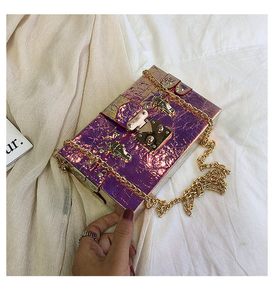Holographic Material Box Clutches