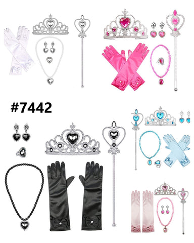 Princess Glove and Jewelry 6 Piece Set