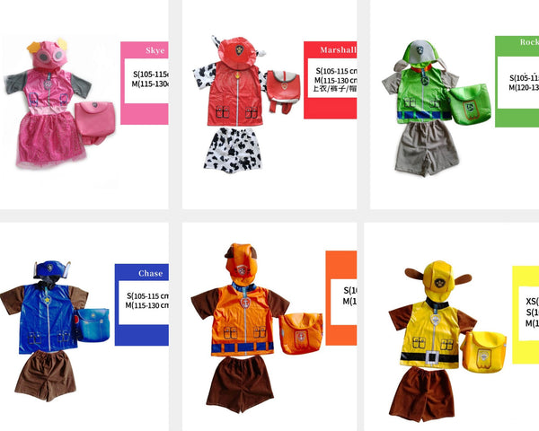 Paw Patrol Costumes