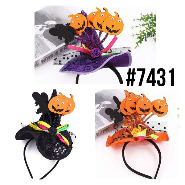Halloween Pumpkin Witch Hat Bandoos