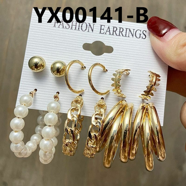 6pcs Earring Sets