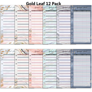 A6 Budget Planner Binder Pages
