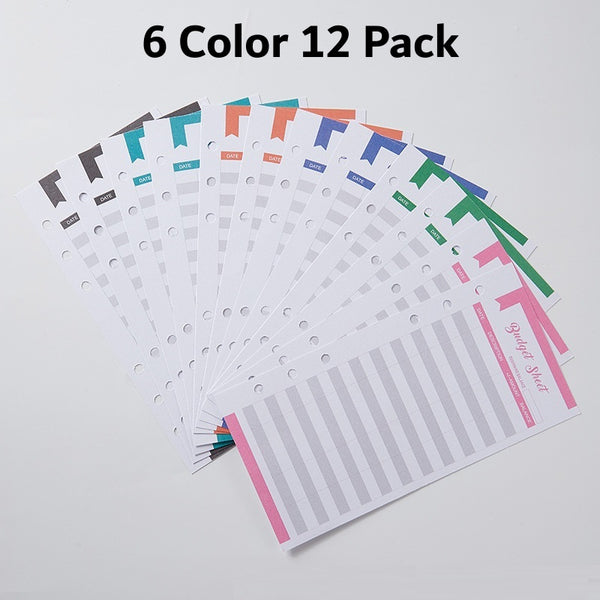 A6 Budget Planner Binder Pages