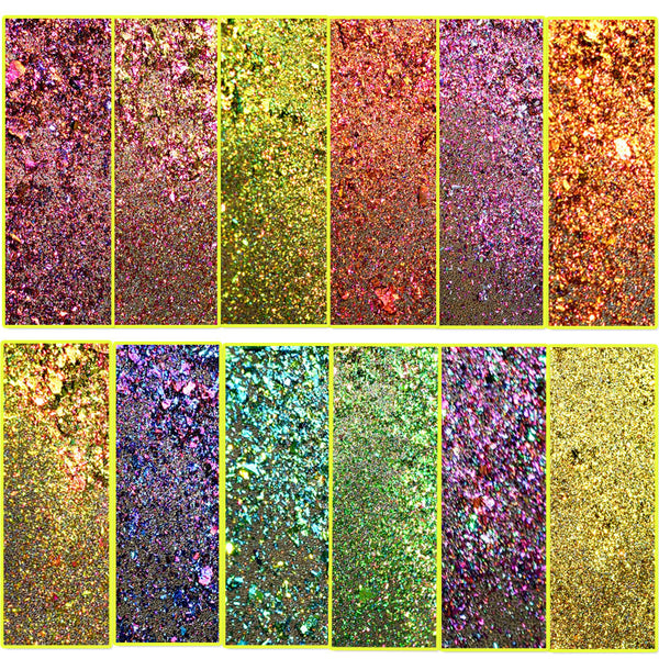 Nail Art Sequin Peacock Foil