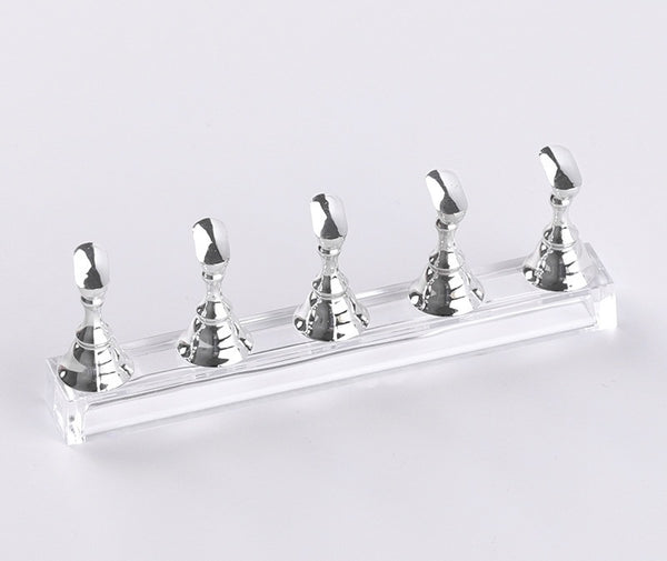 Nail Practice Stand Base Display Holder Nail Art Showing Shelf Manicure Tool