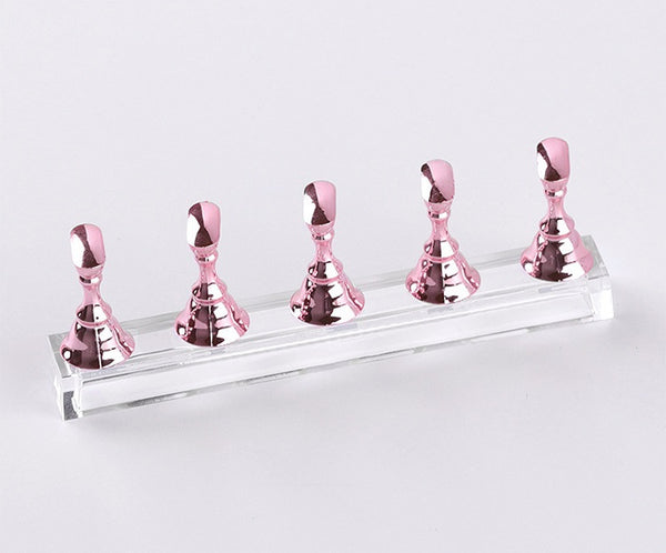 Nail Practice Stand Base Display Holder Nail Art Showing Shelf Manicure Tool