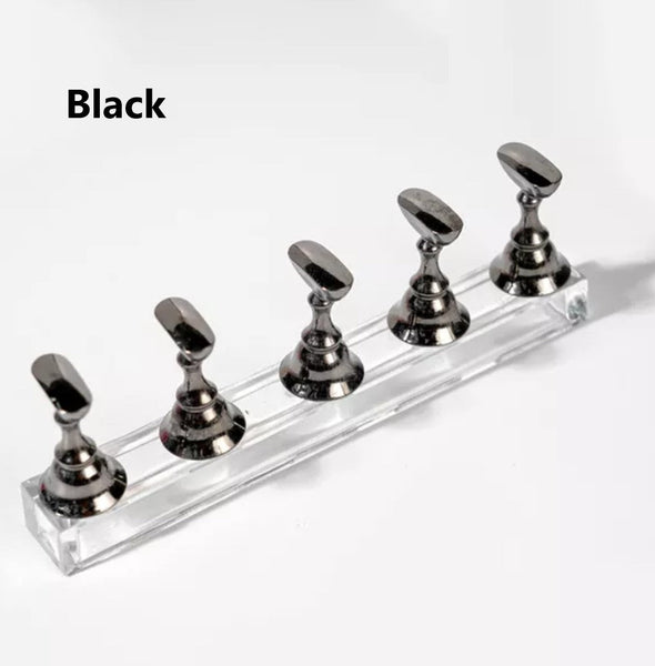 Nail Practice Stand Base Display Holder Nail Art Showing Shelf Manicure Tool
