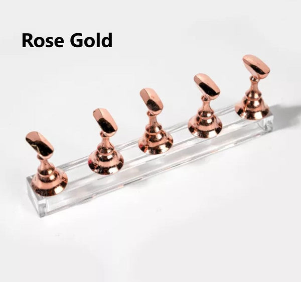 Nail Practice Stand Base Display Holder Nail Art Showing Shelf Manicure Tool