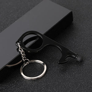 Multifunctional Hand Tool Metal Keychain