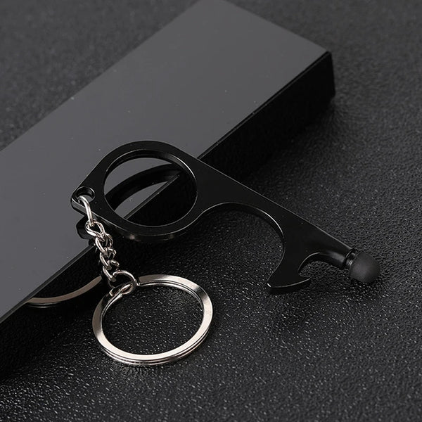 Multifunctional Hand Tool Metal Keychain