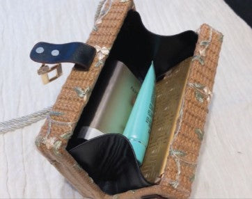 Square Straw Box Bag