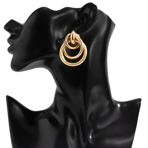 Hollow Rings Earrings