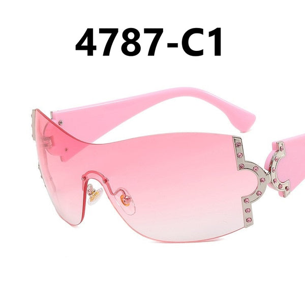 Frameless Y2K Sunglasses
