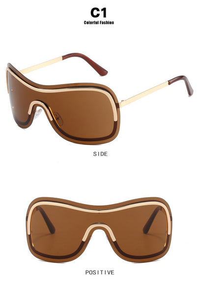 Y2K Frameless 1 Piece Sunglasses