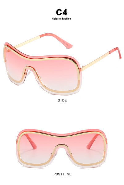Y2K Frameless 1 Piece Sunglasses