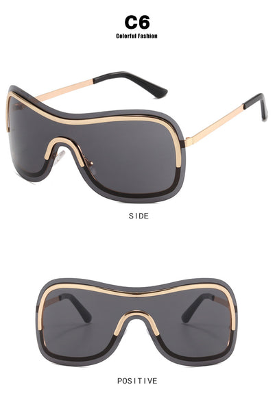 Y2K Frameless 1 Piece Sunglasses