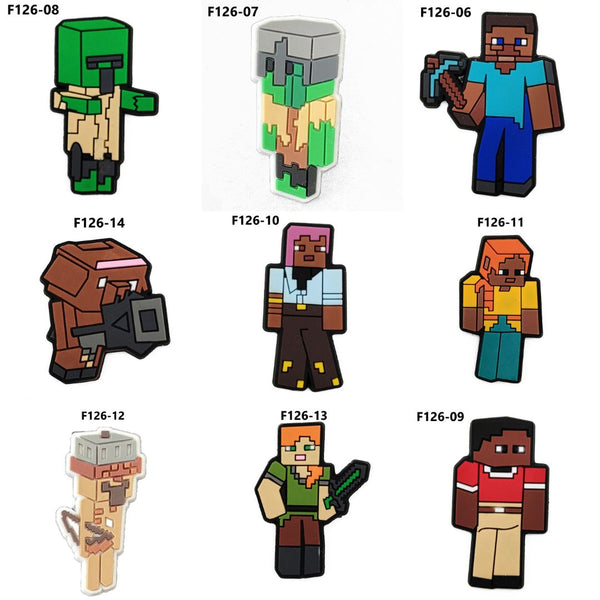 Minecraft 2 Croc Charms