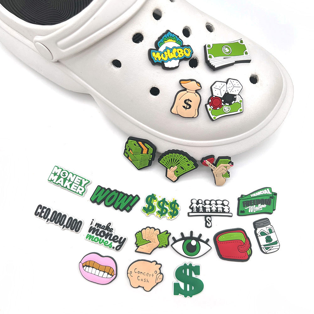 US Dollar Crocs Charm