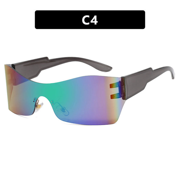 Large Frameless Sunglasses