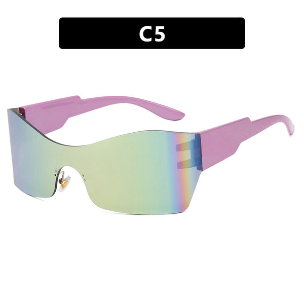 Large Frameless Sunglasses