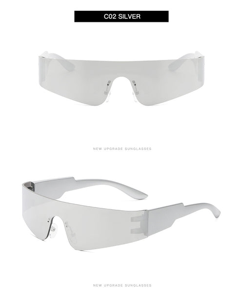 Futuristic 1 Piece Sunglasses