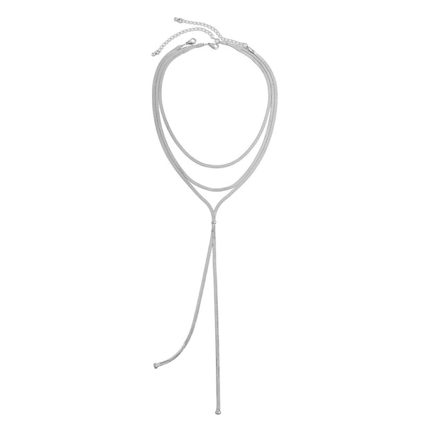 Long Woven Clavicle Necklace JS03991