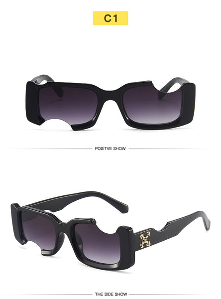 Notch Square Small Frame Sunglasses 17339