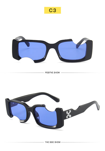Notch Square Small Frame Sunglasses 17339