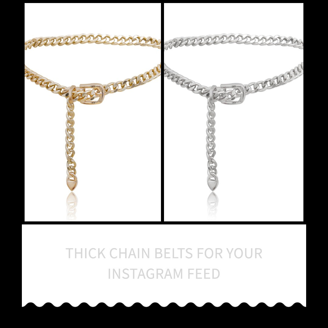 Thick Chain Belt BK00681