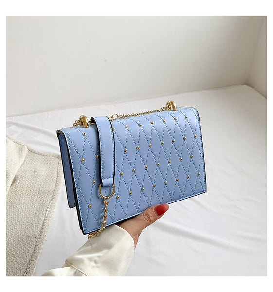 Square Sidebag With Studs