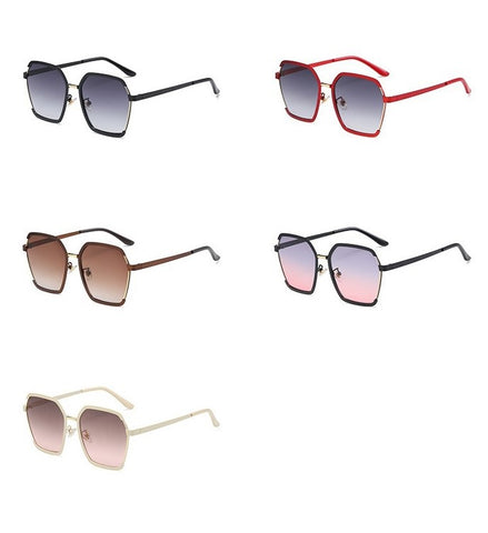 Metal Big Frame Trendy Sunglasses