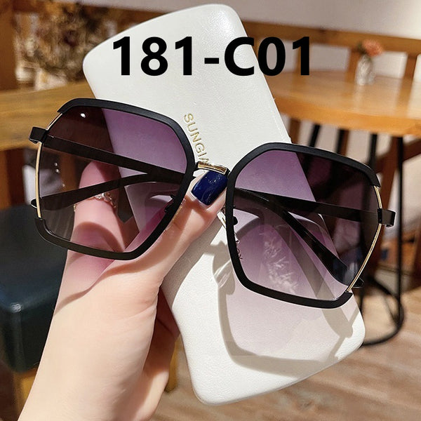 Metal Big Frame Trendy Sunglasses