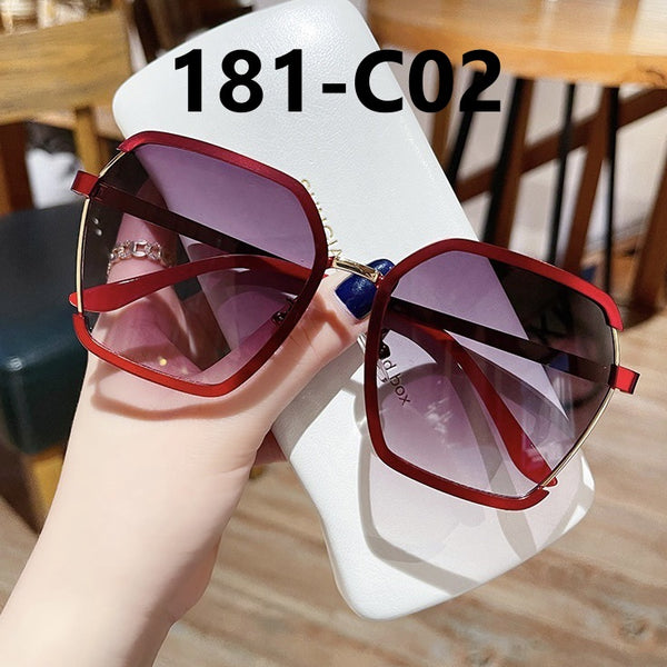 Metal Big Frame Trendy Sunglasses