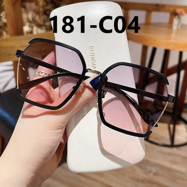 Metal Big Frame Trendy Sunglasses