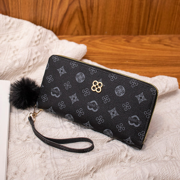 Wrist Strap Pom Pom Wallets AL71081