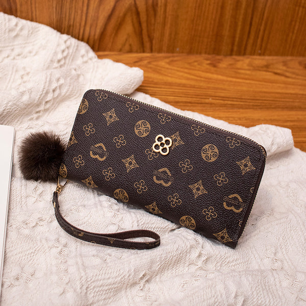 Wrist Strap Pom Pom Wallets AL71081